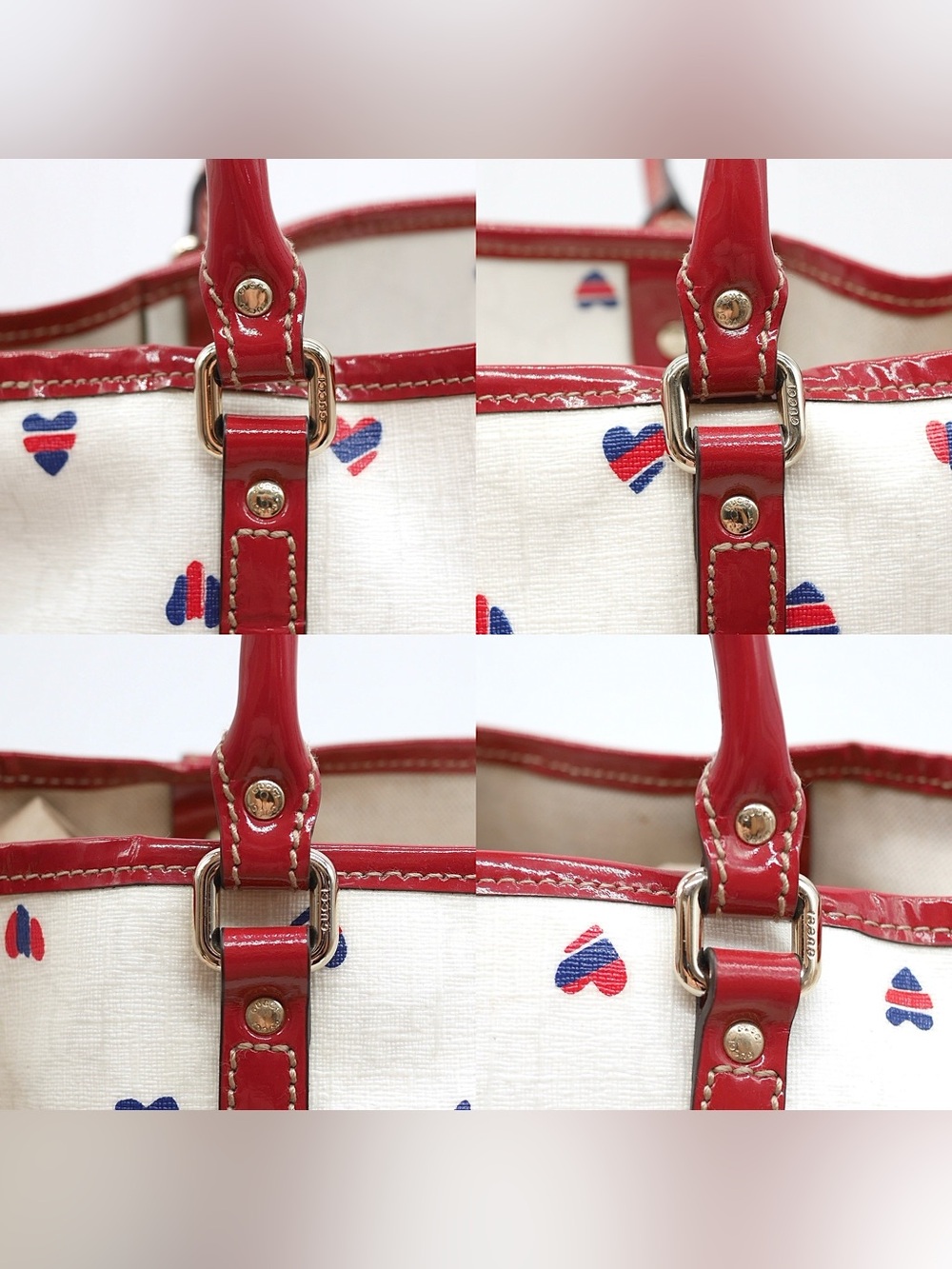🍓GUCCI PVC Heart Shoulder Bag - Picture 9 of 13